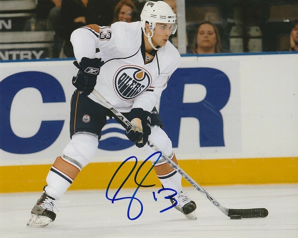 ANDREW COGLIANO SIGNED EDMONTON OILERS 8x10 Photo Poster painting #4 Autograph PROOF!