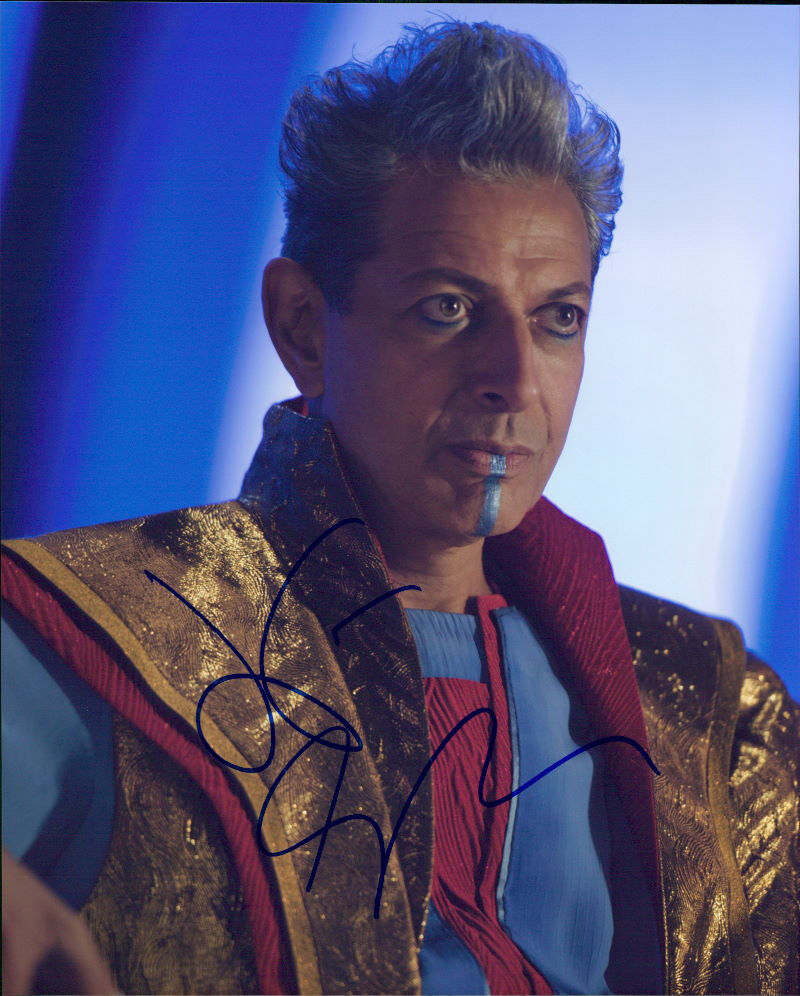 Jeff Goldblum (Thor) signed authentic 8x10 Photo Poster painting COA