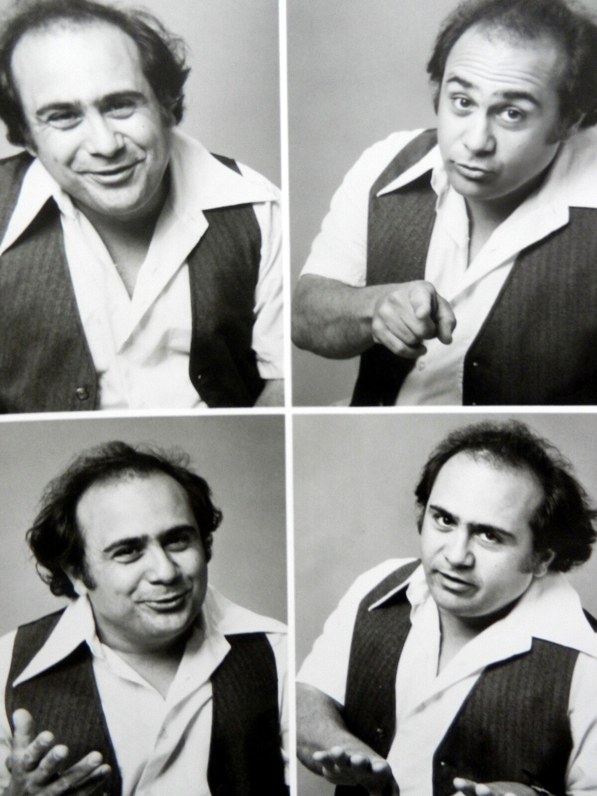 DANNY DeVITO 7 x 9 B&W Photo Poster painting TAXI ABC-TV Show 1978 COMEDY Louie De PALMA akTV