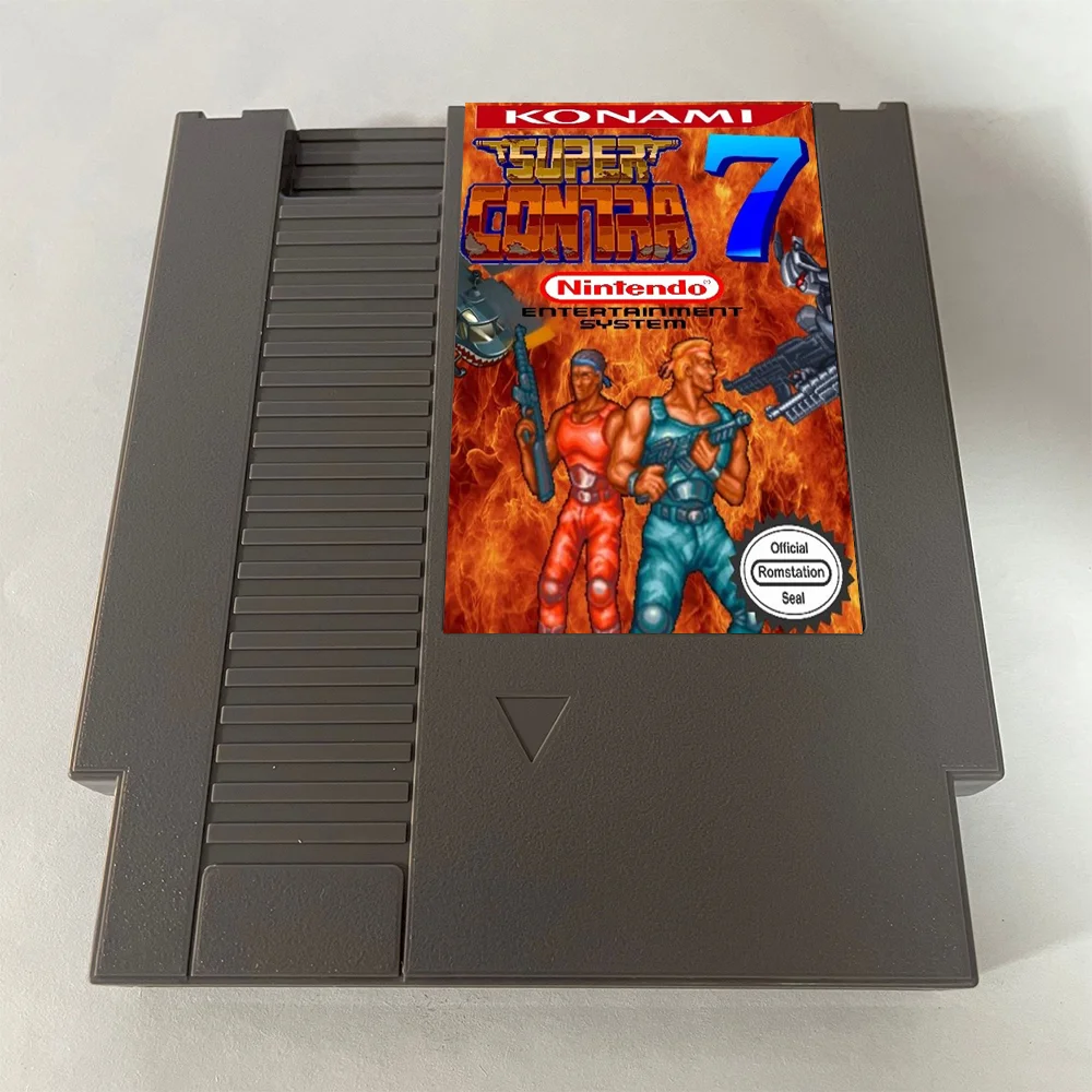 Super Contra 7 NES For Nintendo Entertainment System Console - 8 Bit Game Cartridge