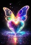 Luxury AB Velvet Diamond Painting Kit - Butterfly