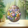 (US Only)2D Flat Easter Egg DIY Desktop Diamond Art Kits Double-Sided Bedroom Table Decor