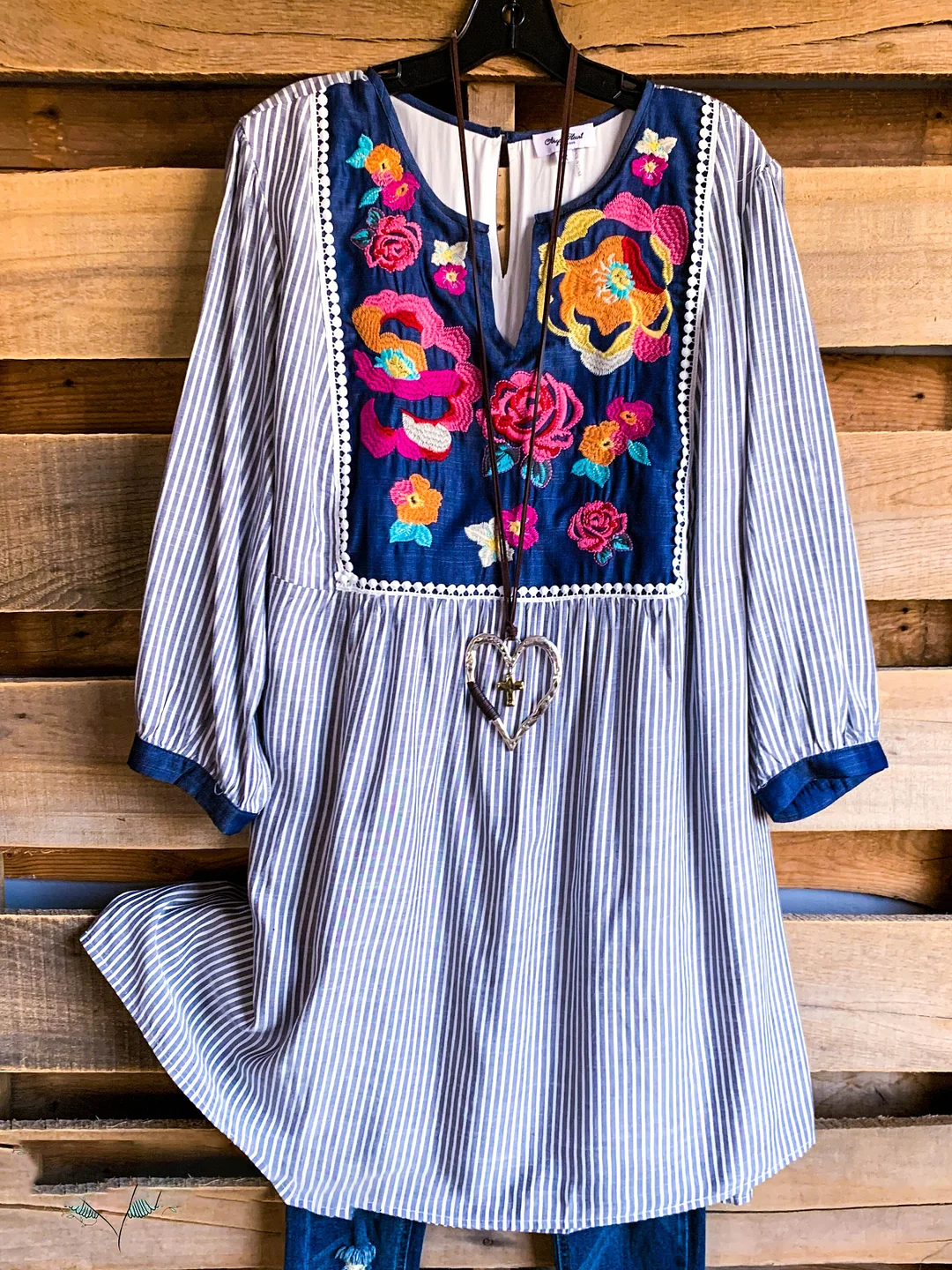 Women Floral Long Sleeve Soft Blouse
