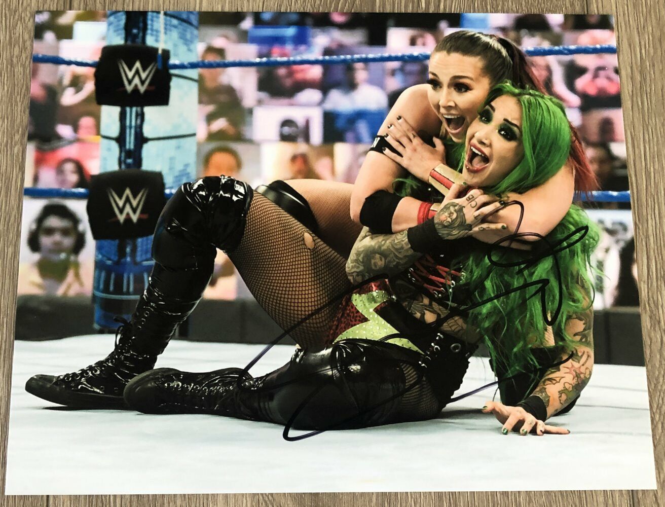 SHOTZI BLACKHEART SIGNED AUTOGRAPH WWE DIVA RAW SMACKDOWN NXT 8x10 Photo Poster painting w/PROOF