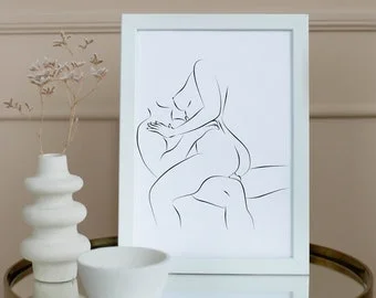pornhint Pornhint DIGITAL DOWNLOAD, Sensual Bedroom Wall Art, Sensual Art, Erotic Line Art, Sensual Couple Art,  Abstract Painting, Woman On Top Printable Art