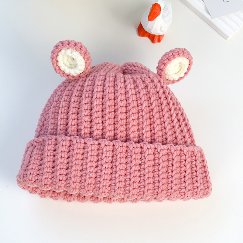 DIY Knit Hat Kit: Handcrafted Winter Kid's Beanie Set