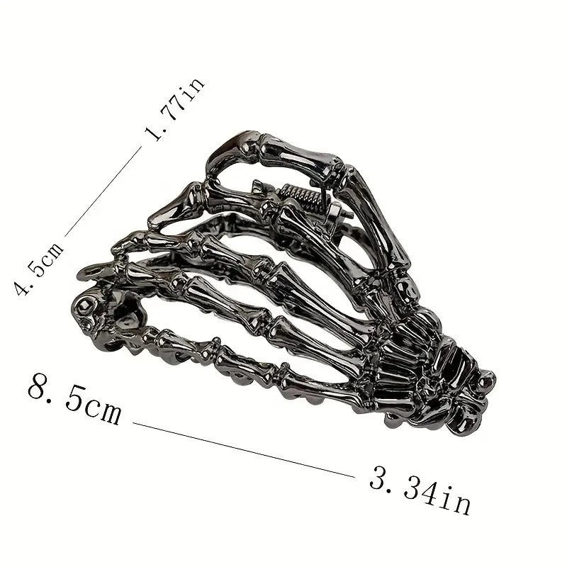 Halloween Elegant Lady Streetwear Women’s Bat Metal Plating Hair Claws