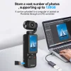 Pocket HD handheld camera, shooting recorder, sports audio and video recording camera, gimbal, ultra-high definition image stabilization camera