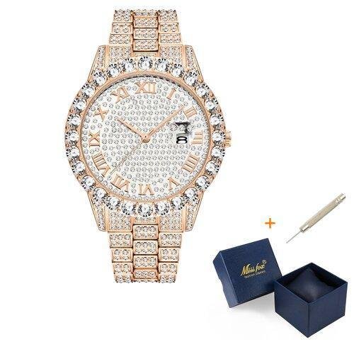 Full Bling Large  Watch For Men-VESSFUL