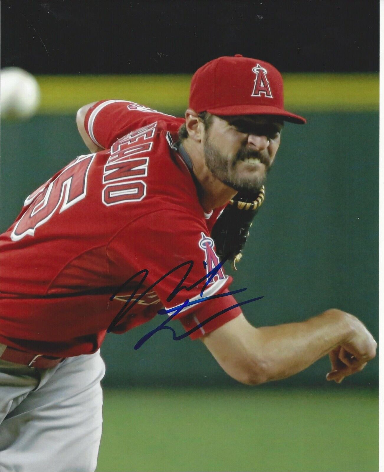 Nick Tropeano Autographed 8x10 Los Angeles Angels#S497