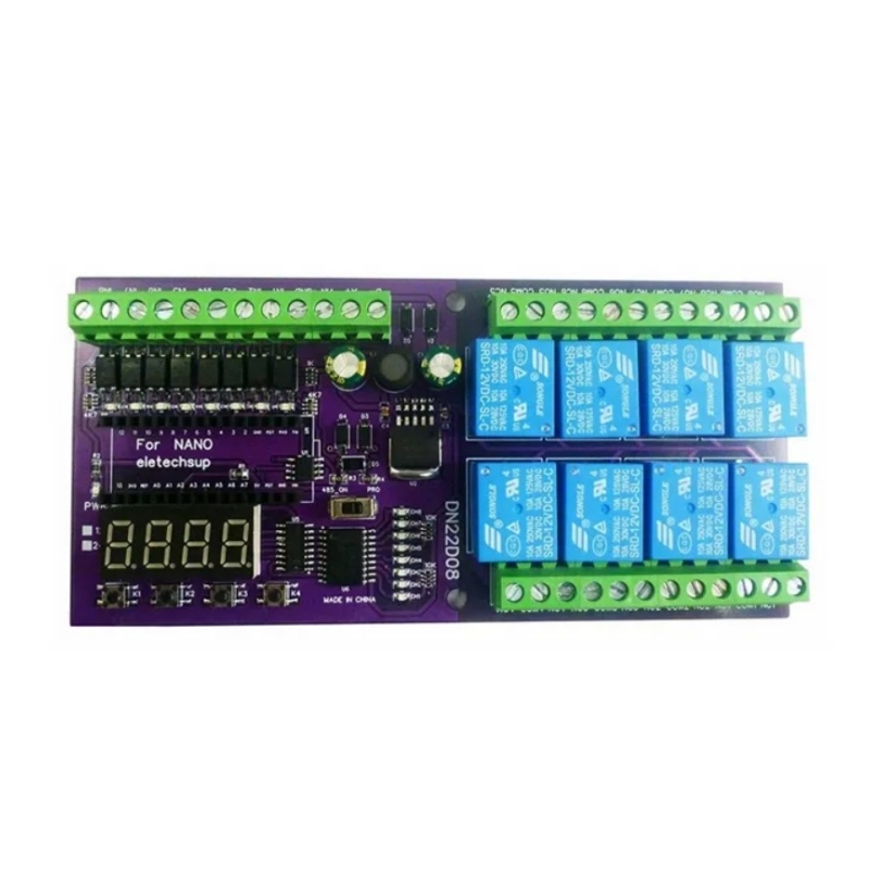 Relay Shield Module Relay/RS485/Digital Tube/Button/Optocoupler DN22D08 ...