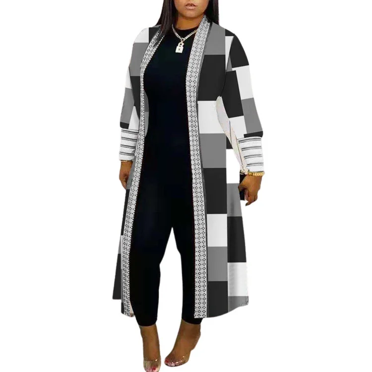 Uveng Uveng Autumn And Winter New Women's Coat Long Sleeve Splicing Loose Commuter Windwear