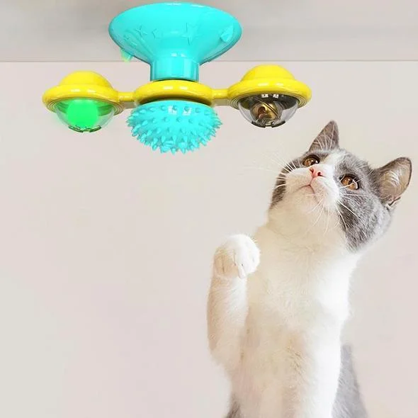 windmill cat toy