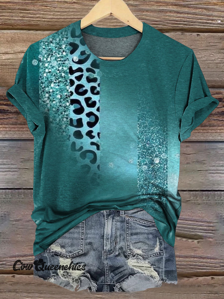 Vintage Leopard Print T-shirt Multicolor / S