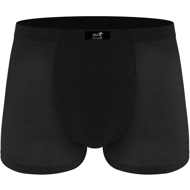 Aonga  Men's Panties Male Underpants Man Pack Shorts Boxers Underwear Fashion Mens Boxer Bamboo Hole Large Size L-6XL