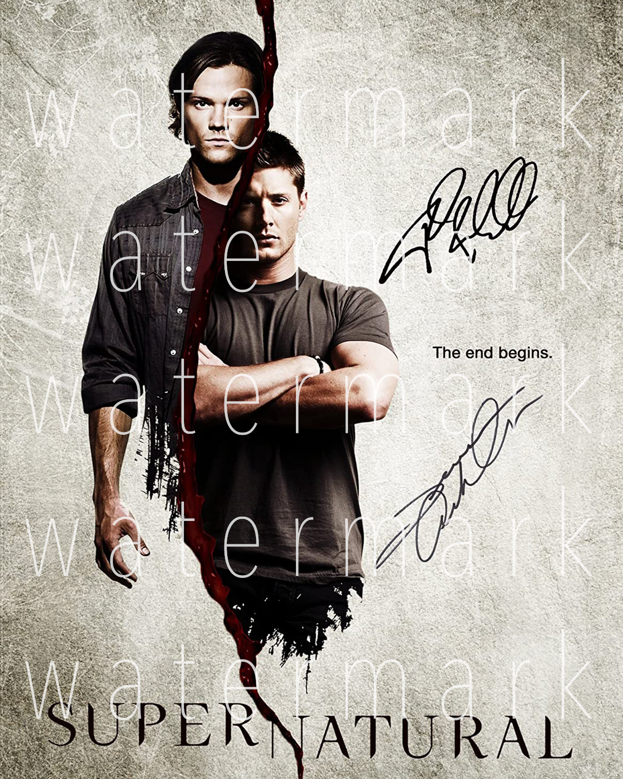 Supernatural signed 8X10 inch print Photo Poster painting picture poster wall art autograph RP