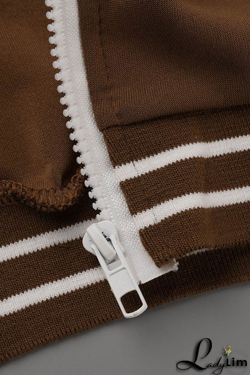 Black Fashion Casual Letter Print Patchwork Zipper Collar Short Sleeve Two Pieces