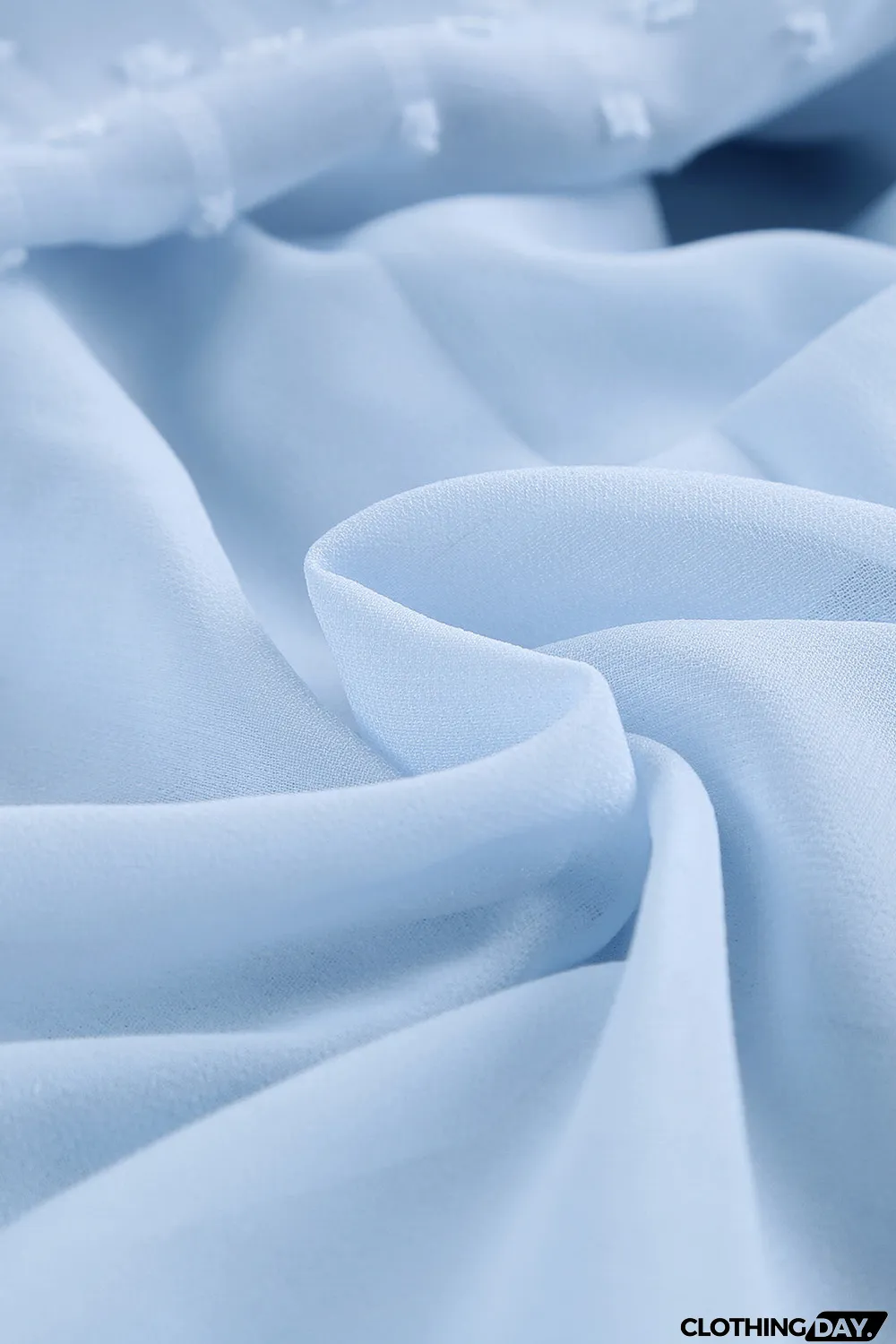 Elegant V-Neck Swiss Dot Lace Blouse