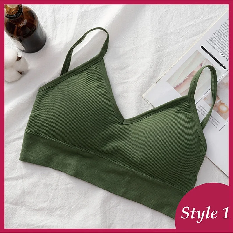 Women Crop Top Female Tube Top Seamless Underwear Cropped Bra Backless Intimates Sexy Lingerie Sports Padded Bralettes Tube Tops