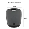 ABS Button Pad Anti-collision Remote Key Case Car Key Button Pad for 206