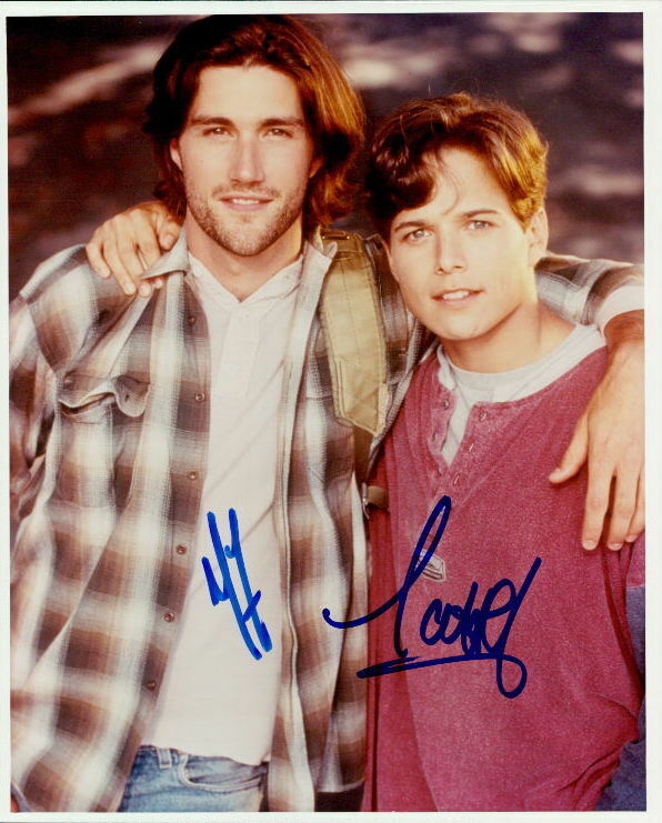 Matthew Fox & Scott Wolf Party of Five vintage signed 8x10 Photo Poster painting