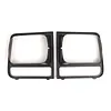 1 Pair Headlight Frame 5EM72SW1 Headlamp Bezel Cover for Jeep Cherokee 1998-2002