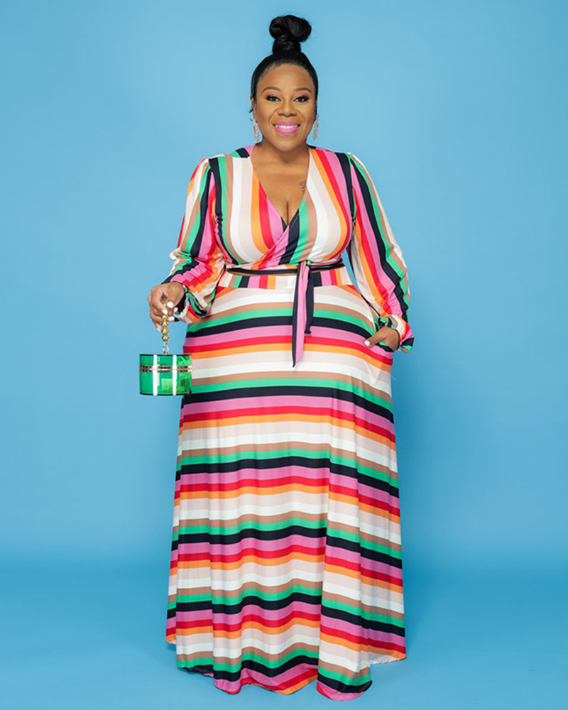 Candy Stripe Lashun Skirt Set