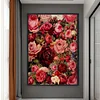 (US Only)Rose Printed Cross Stitch Kit 50x74cm DIY 11CT Thread Art Needlework Home Art
