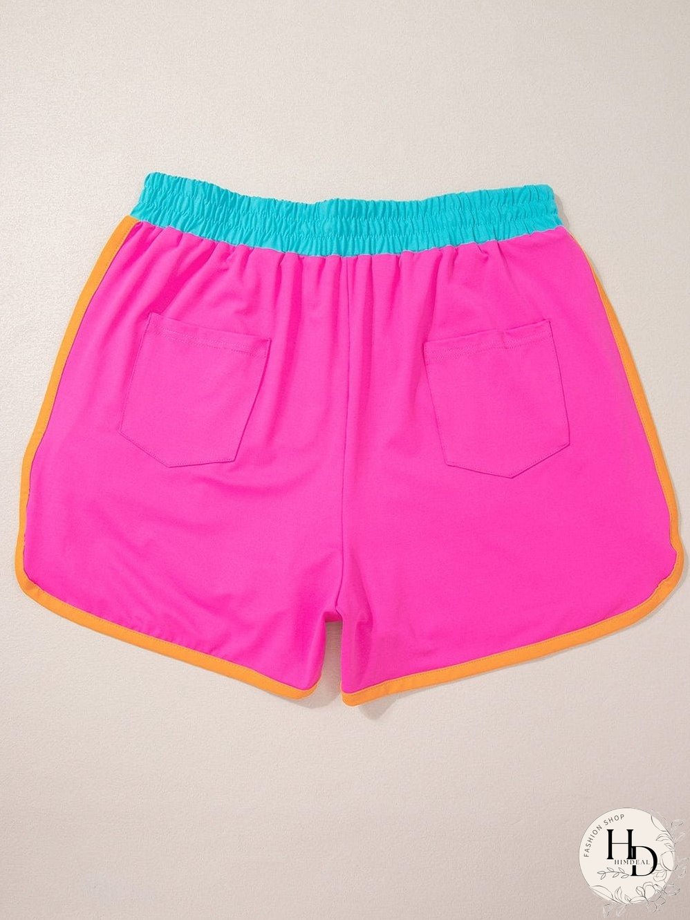 Summery Colorblock Set with Cap Sleeves