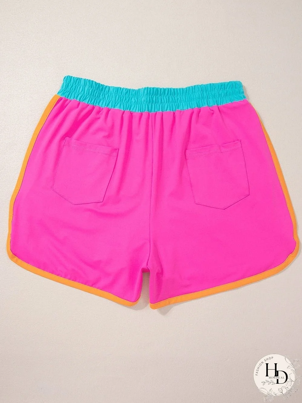 Summery Colorblock Set with Cap Sleeves