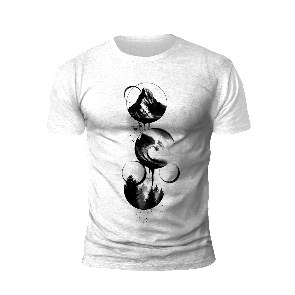 Mountain Reflections: Nature Inspired T-Shirt
