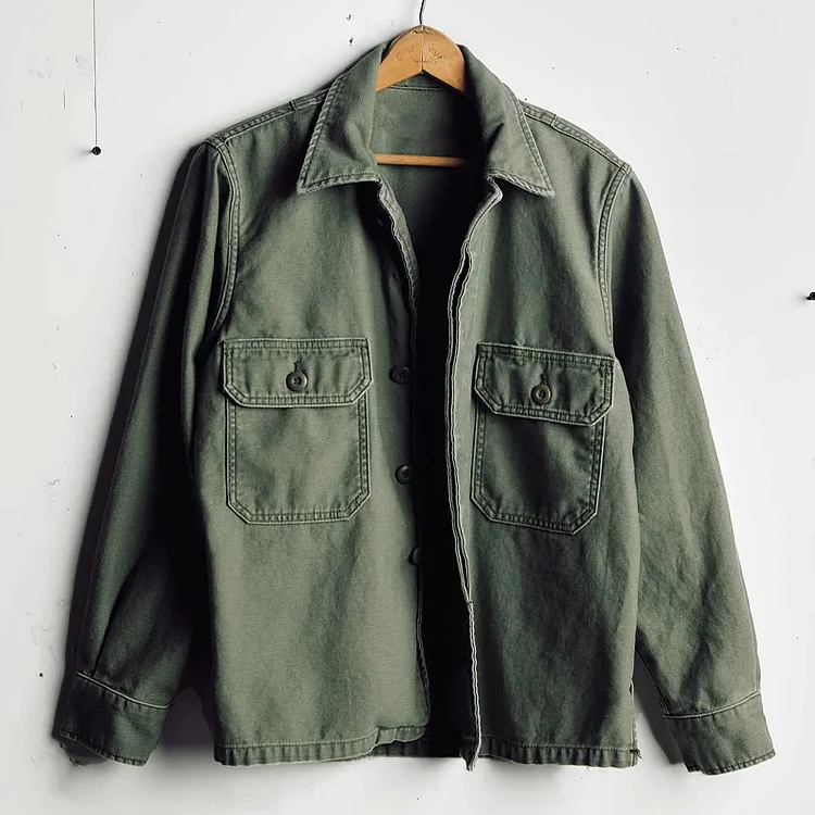 Classic 13 oz Military Sateen Long Sleeve Shirt