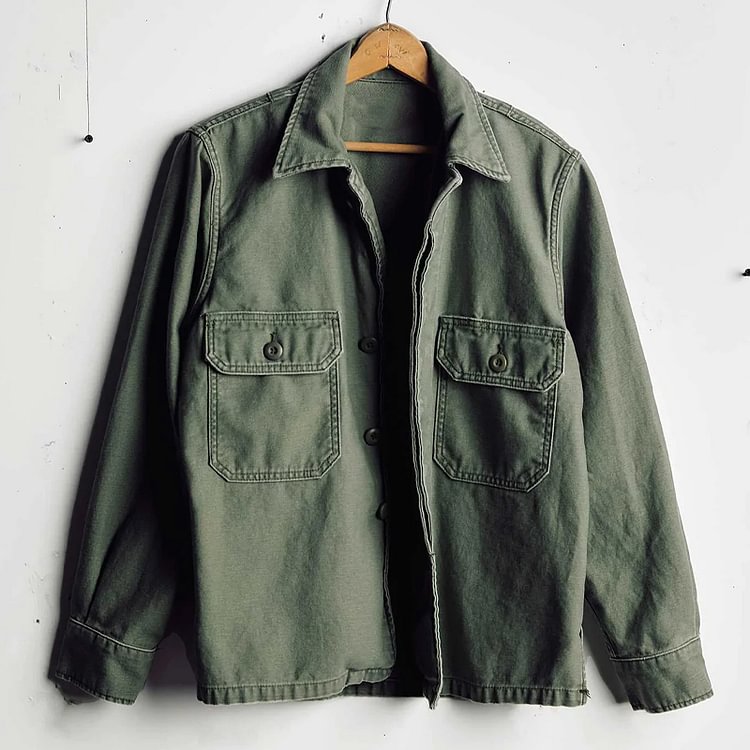 Classic 13 oz Military Sateen Long Sleeve Shirt
