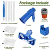 Portable Swimming Pool Pond Fountain Vacuum Cleaner 2 Leafbag with 5Section Pole