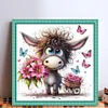 (Multi-Style) Colored Pencil Cat And Dog-11CT Stamped Cross Stitch 45*45cm/17.72*17.72in