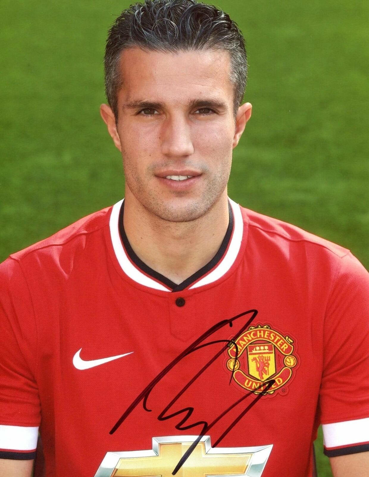 Robin van Persie SOCCER MANCHESTER UNITED autograph, In-Person signed Photo Poster painting