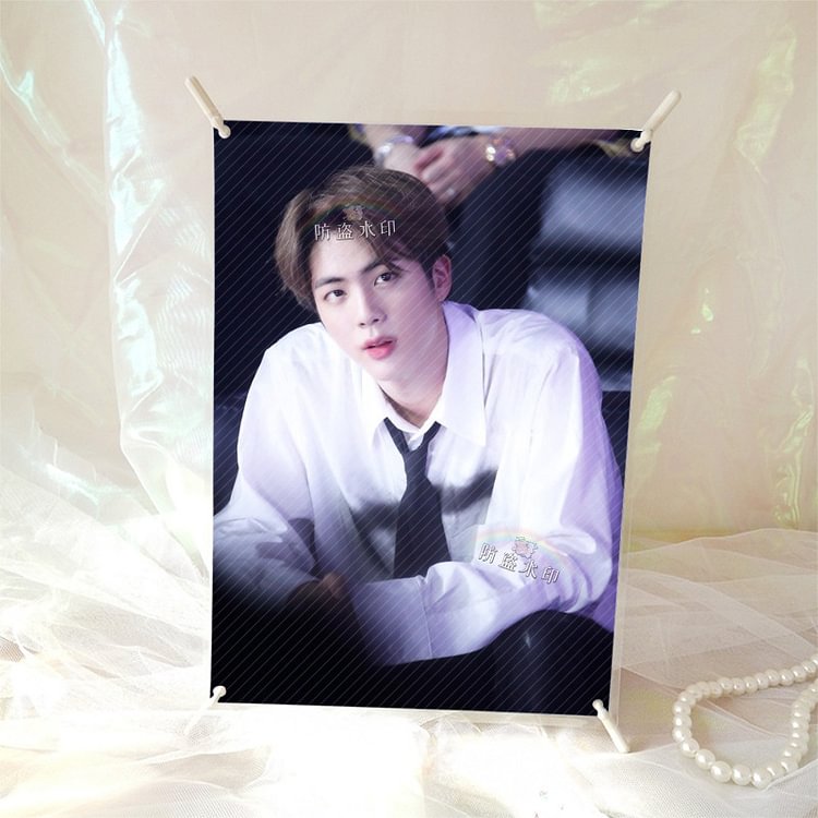 BTS Jin Desktop Photo Frame Stand