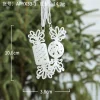 Christmas Tree Hollow Butterfly Hanging Decors