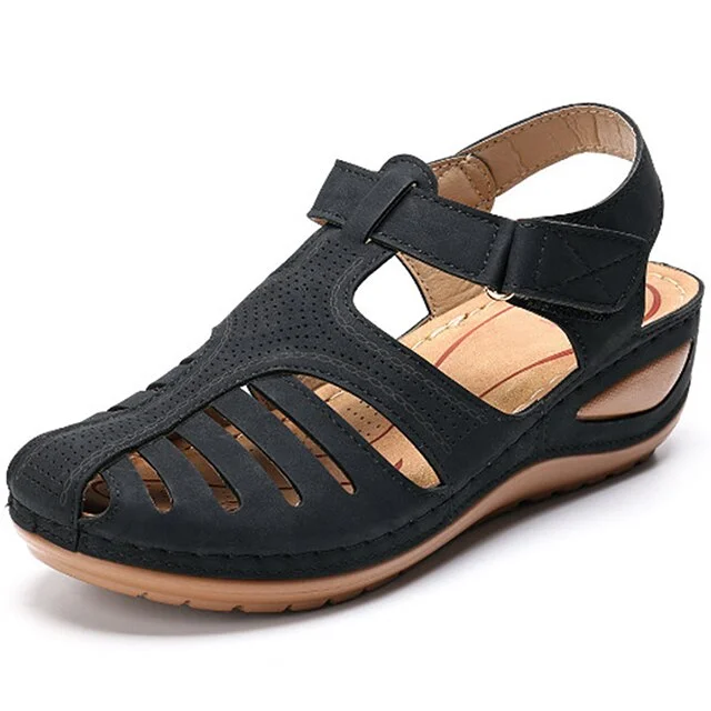 2021 Women Sandals New Summer Shoes Woman Plus Size 44 Heels Sandals For Wedges Chaussure Femme Casual Gladiator Sandalen Dames