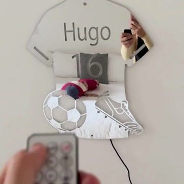 Football Player | Personal LED Mirror