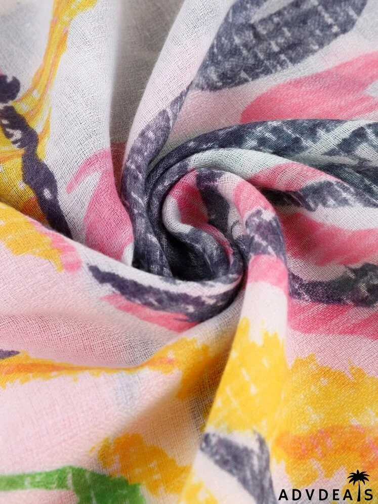 Allover Graphic Scarf