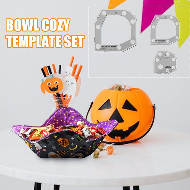 Bowl Cozy Template Cutting Ruler Set With Instructions 