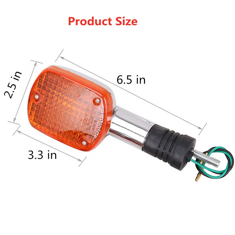 SEBLAFF A Pair Front Turn Signal Indicators with Stem Replacement for V45 Magna VF750C VF700C