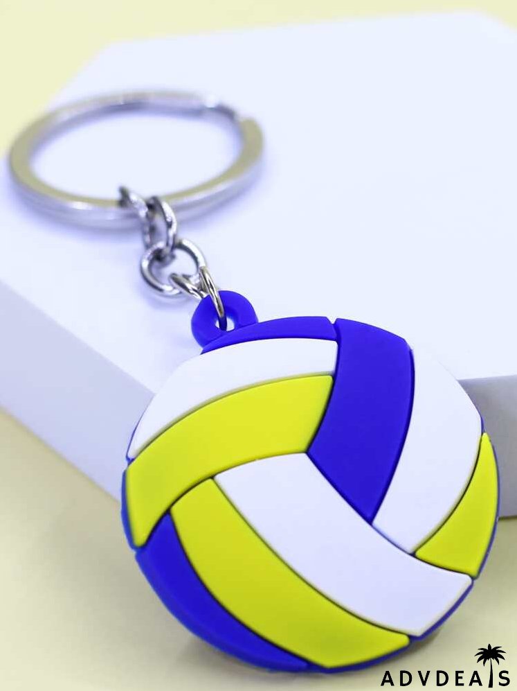 Volleyball Pendant Keychain