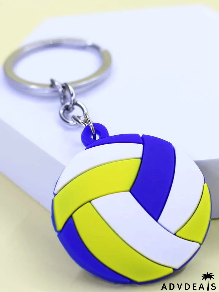 Volleyball Pendant Keychain