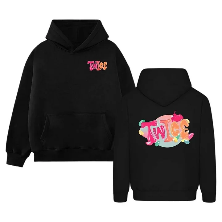 TWICE 5th World Tour READY TO BE US Heart Hoodie