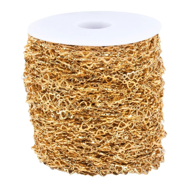 1 Piece 304 Stainless Steel 1M Jewelry Accessories Chain