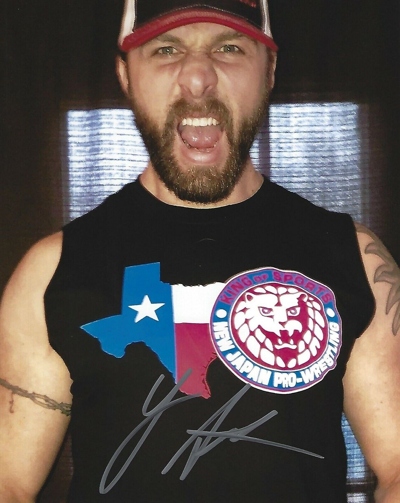 Lance Archer Signed 8x10 Photo Poster painting New Japan Pro Wrestling Picture Autograph KES 7