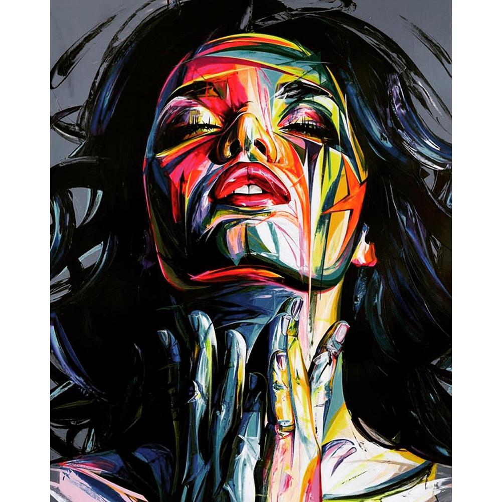 

30*40CM - Girl - Round Drill Diamond Painting, 501 Original