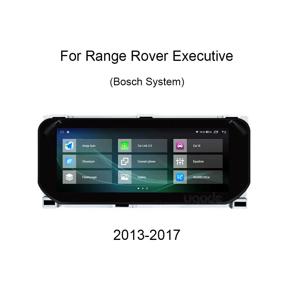 10,25 Zoll Android Auto GPS Bildschirm Upgrade Multimedia Player f&uuml;r Land Rover Range Rover Vogue mit Bosch System L405